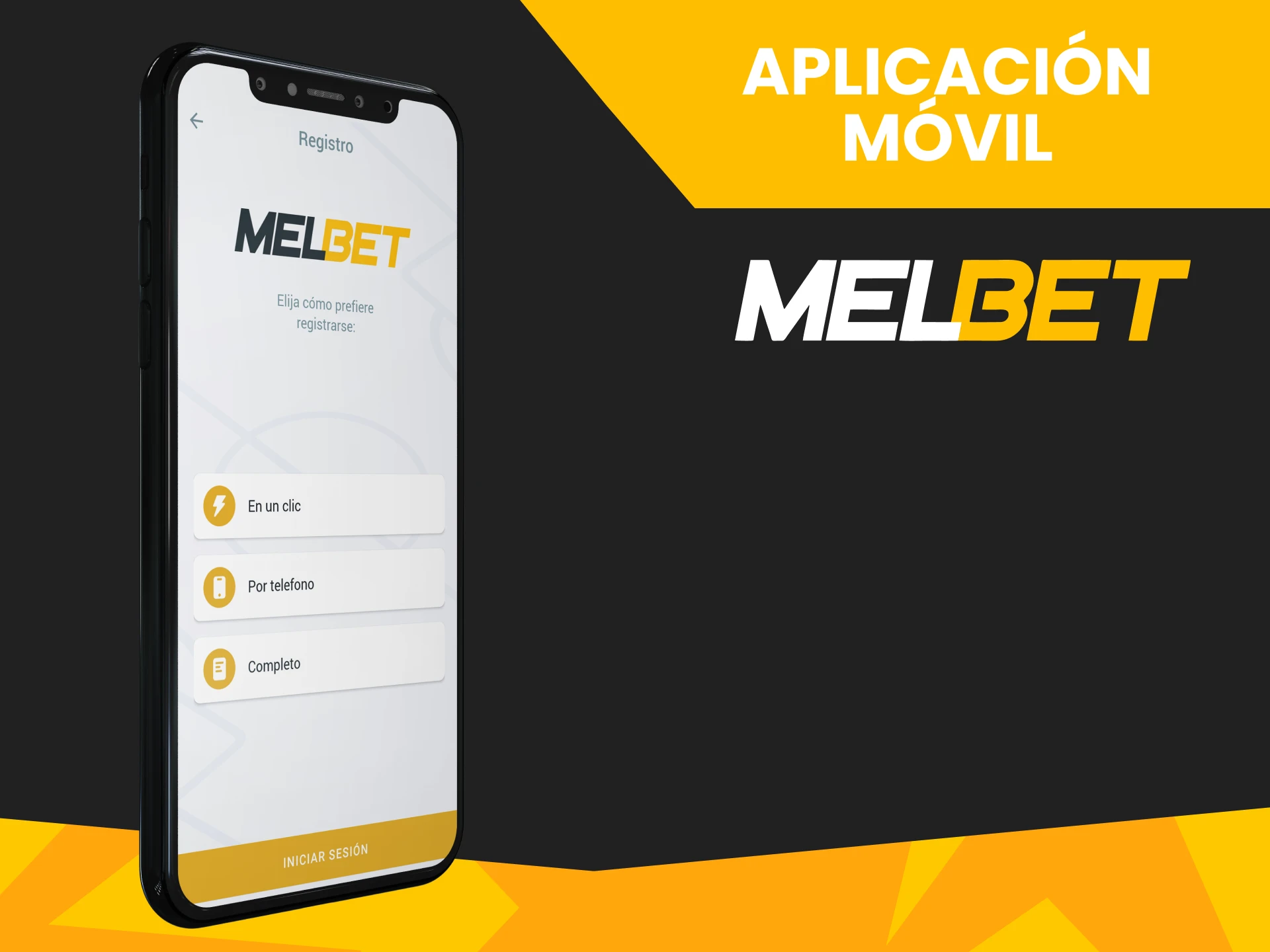 Puedes registrarte en Melbet a través de la aplicación.