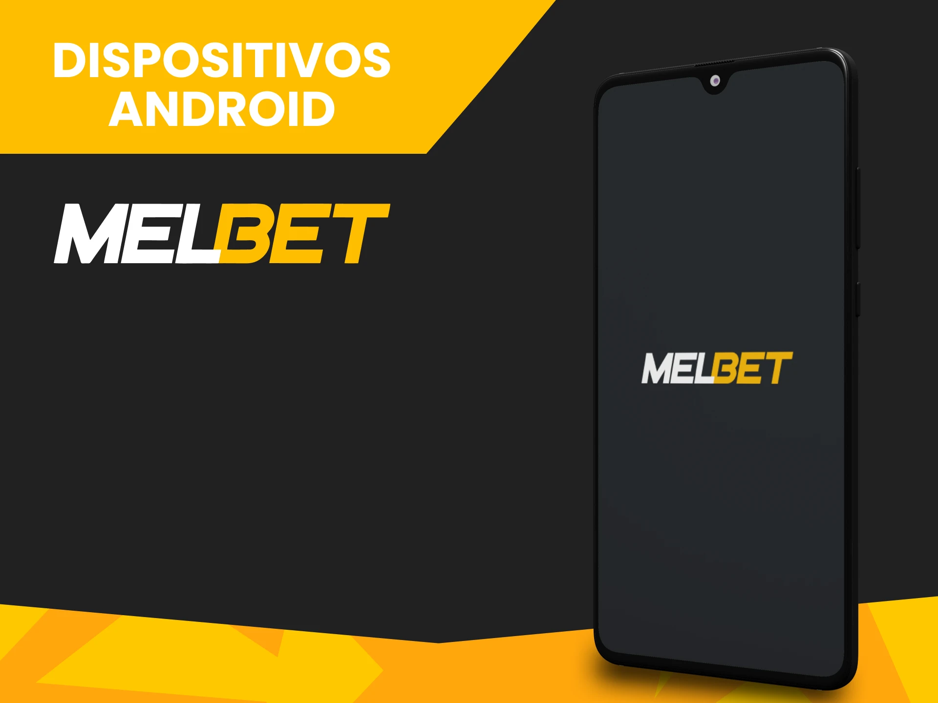 Instala la aplicación Melbet en tu dispositivo Android.