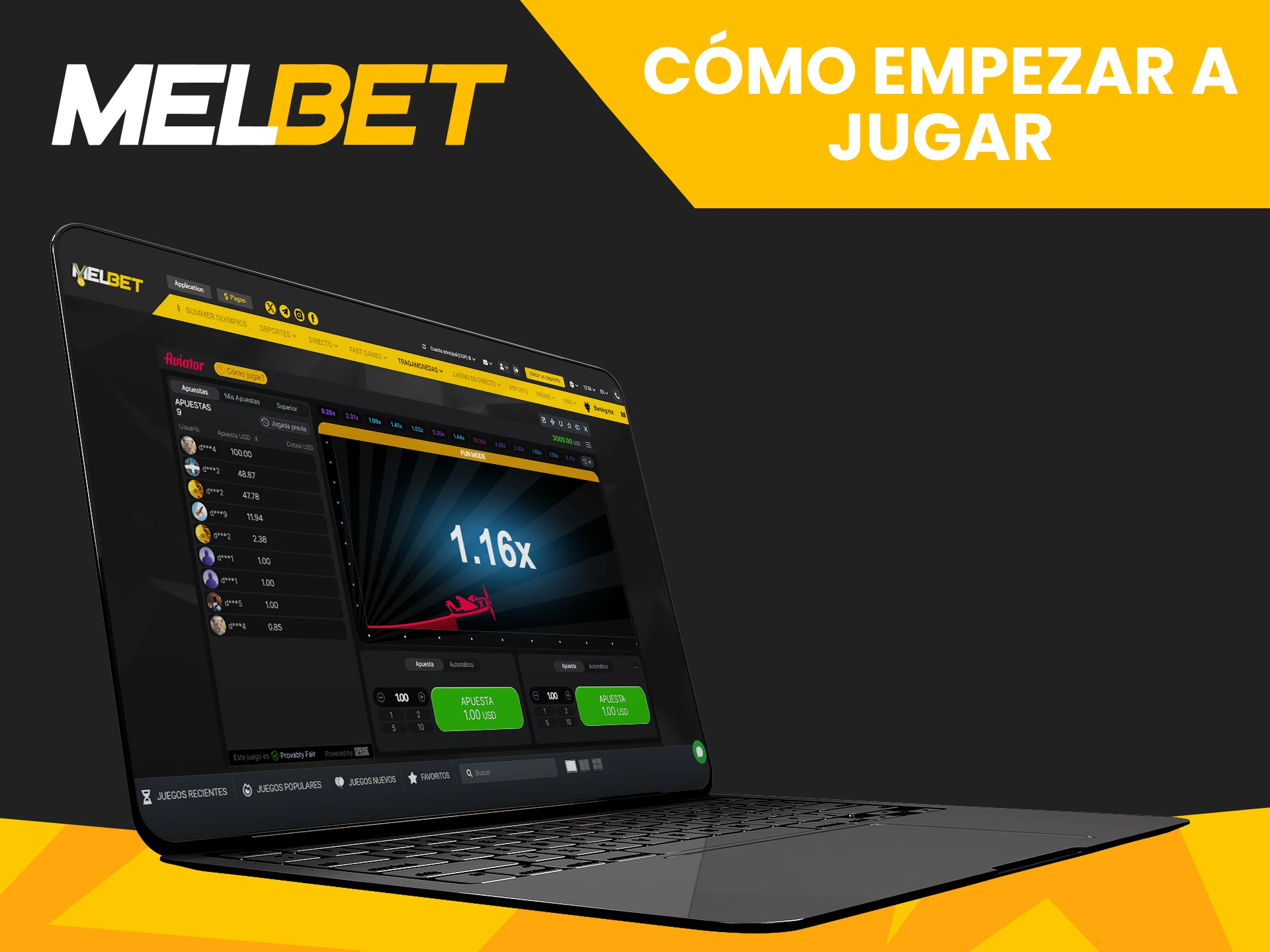 Le mostraremos cómo empezar a jugar Aviator en Melbet. ¡Empieza a jugar al juego de aviador en Melbet ahora!