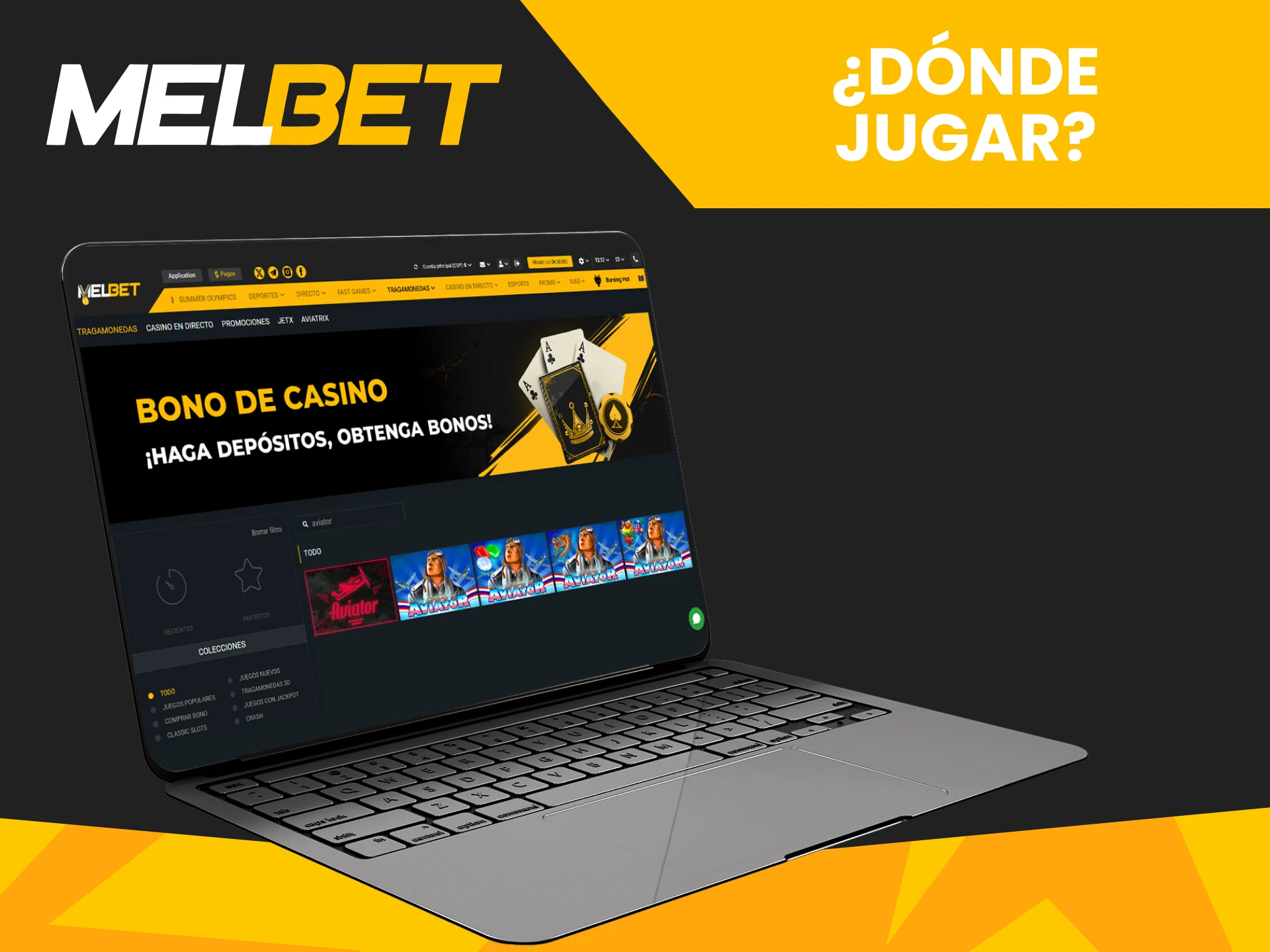 Encontrarás Aviator en la sección de casino de Melbet. ¡Empieza a jugar en Melbet ahora!