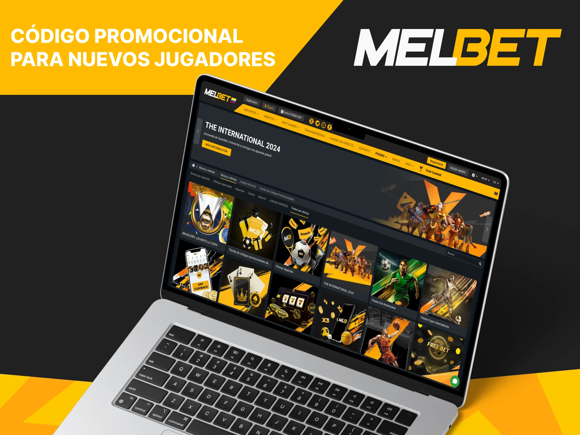 Puedes acceder a un código promocional exclusivo en Melbet.