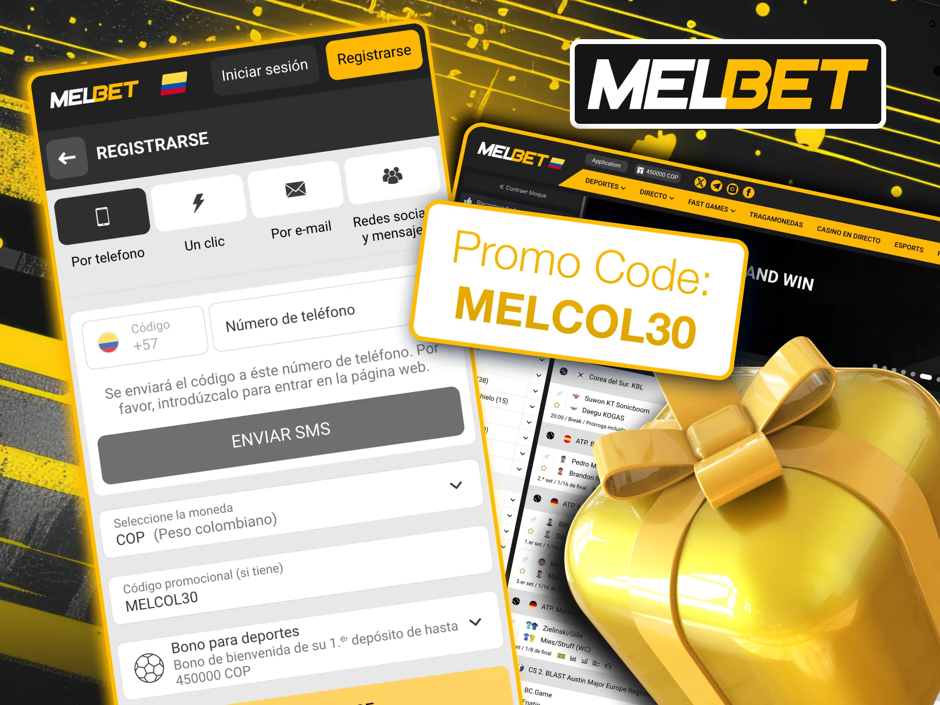 Consigue tu código promocional para nuevos usuarios en Melbet.